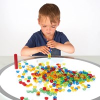 TickiT pions empilables transparents - jouet éducatif - 500 pièces-2