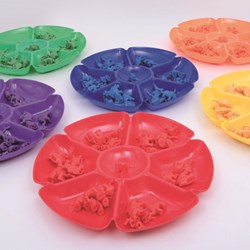 TickiT Bacs à trier les fleurs 6 couleurs