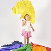 TickiT tissu habutae arc-en-ciel - set créatif pour enfants-3