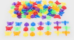 TickiT jouet éducatif insectes de couleur translucides - 96 pièces
