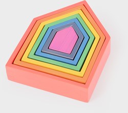 tickit Rainbow Architect Houses - Pk7
