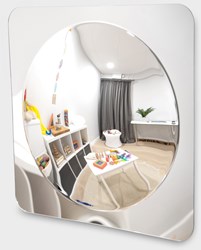 tickit Large Single Dome Acrylic Mirror Panel - 490mm