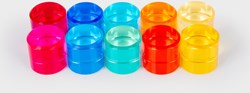 TickiT ensemble de pierres précieuses rondes - pierres colorées pour enfants