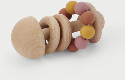 TickiT SiliSoft hochet à perles jouet sensoriel bébé multicolore