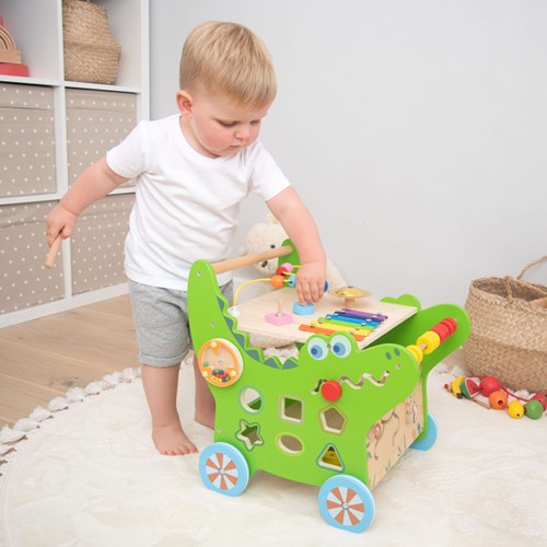 Viga Crocodile Activity Walker-3