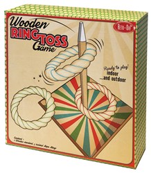 Retr-Oh Ring throwing / Jeu de lancer d'anneaux en bois / jeux anciens néerlandais