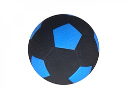 Angel Sports ballon de football de rue caoutchouc taille 5 bleu - ballon extérieur