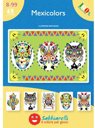 Sabbiarelli album de peinture sur sable Mexique kit créatif 5 pièces