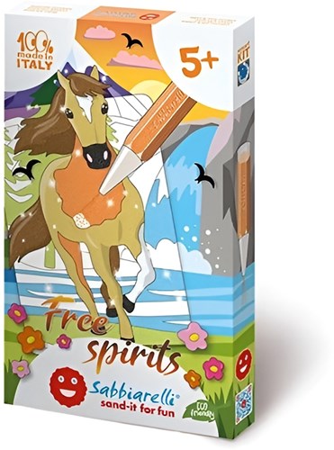 Sabbiarelli kit peinture sur sable art créatif Free Spirits