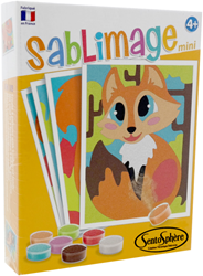 Sentosphère Jouet Créatif Coffret Sablimage Mini Animaux des Bois