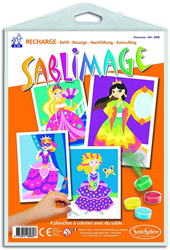 Sentosphère kit créatif Sablimage recharges princesses créatif