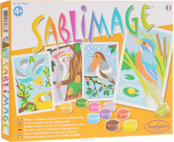 Sentosphère coffret créatif oiseaux tableaux de sable jouet créatif
