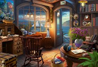 Castorland puzzle Sailor's House - 1000 pièces puzzle