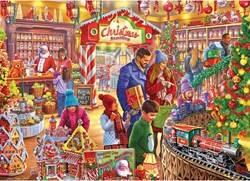 Gibsons puzzle de Noël puzzle Santa's Sweetshop 1000 pièces