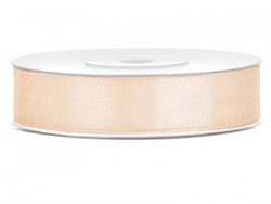 Hobbygroep ruban satin crème 12 mm 25 m ruban cadeau luxe