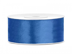 Hobbygroep ruban satin bleu roi 25 mm 25 m ruban de luxe pour loisirs créatifs