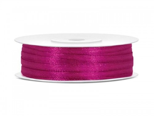 Hobbygroep ruban satin créatif 3 mm 50 m fuchsia cadeau