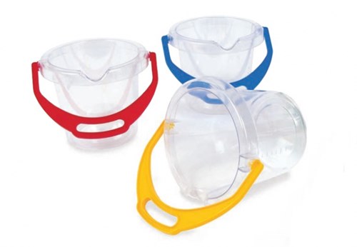 Dantoy seau verseur jouet transparent plastique