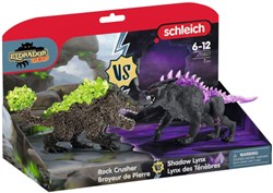 Schleich Eldrador Creatures figurine de jeu fantastique Shadow Lynx vs Rock Crush