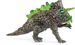 Schleich figurine de jeu Eldrador Creatures Tricératops de pierre dinosaure