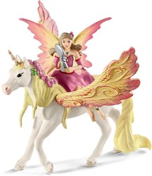 Schleich Bayala Feya avec licorne Pégase figurine de jeu fantastique