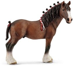 Schleich Chevaux étalon Clydesdale cheval jouet réaliste