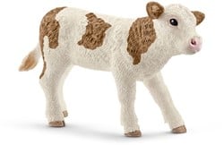 Schleich Farm World veau jouet Simmental - animal de ferme