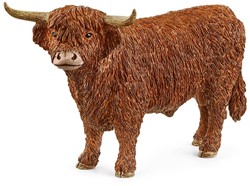 Schleich jouet ferme Taureau Highland 13919 - figurine réaliste
