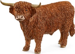 Schleich jouet ferme Taureau Highland 13919 - figurine réaliste