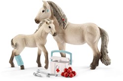 Schleich Horse Club - Figurine Set de Sauvetage Hannah Chevaux