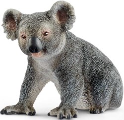 Schleich Safari - Figurine koala 14815 gris plastique