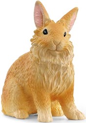 Schleich Farm World figurine lapin tête de lion marron