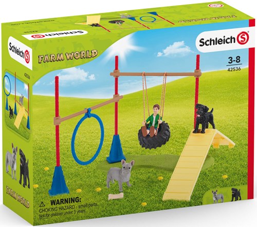 Schleich Ferme - Set Agility Jeu pour Chiens 42536