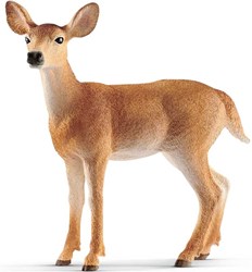 Schleich Safari - Biche à queue blanche Figurine 14819 Animaux