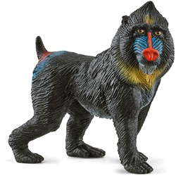 Schleich Wild Life Figurine Mandrill singe - 14856 - jouet jungle