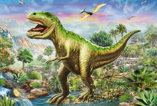 Schmidt Puzzle Dinosaures 3 x 48 pièces - Jeu pour enfants dès 4 ans-2