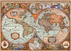 Schmidt puzzle Antique World Map - 3000 pièces carte en carton