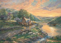 Schmidt puzzle Daybreak in the Emerald Valley - puzzle 1000 pièces
