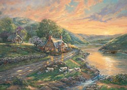 Schmidt puzzle Daybreak in the Emerald Valley - puzzle 1000 pièces