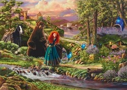 Schmidt puzzle Disney Brave Merida 1000 pièces film dessin animé