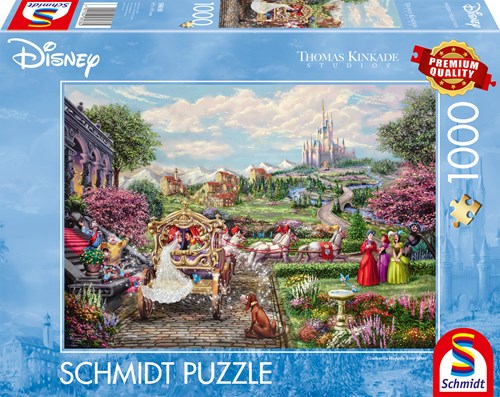 Schmidt puzzle Disney - Cendrillon Happily Ever After - 1000 pièces-2