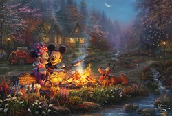 Schmidt puzzle Disney - Mickey & Minnie feu de camp - 200 pièces écologique