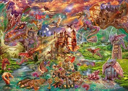 Schmidt puzzle Dragons - puzzle fantastique 2000 pièces