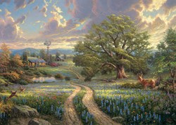 Schmidt puzzle Thomas Kinkade Idylle Champêtre 1000 pièces casse-tête