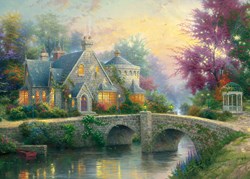 Schmidt puzzle Lamplight Manor 3000 pièces - Thomas Kinkade