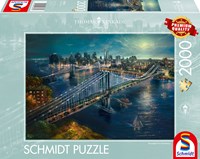 Schmidt puzzle Moonlight in Manhattan - 2000 pièces puzzle adulte-2
