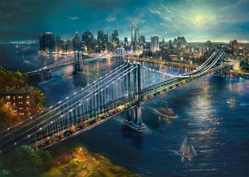 Schmidt Spiele Mondschein in Manhattan - 2000 Teile