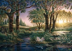 Schmidt Morgenzauber am Teich - 1000 Teile