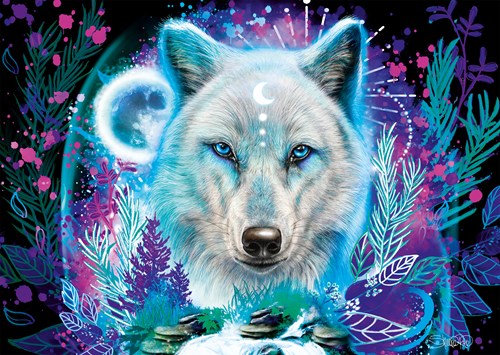 Schmidt Spiele Neon Arktis-Wolf - 1000 Teile