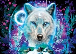 Schmidt Neon Arktis-Wolf - 1000 Teile
